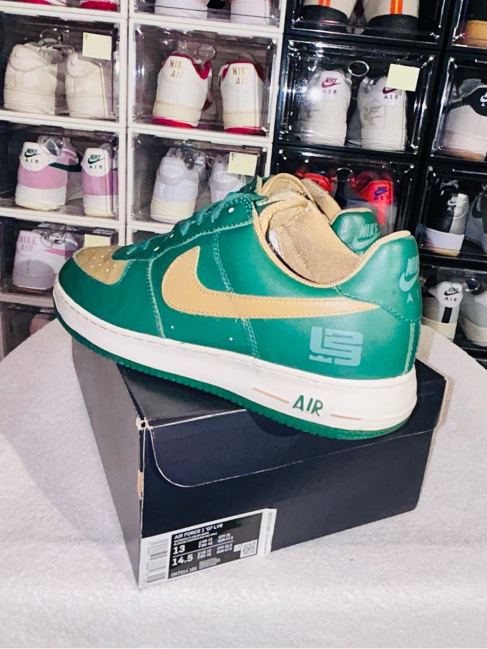Nike Air Force 1 Premium 'LeBron St. Vincent-St. Mary” # 309063 371. No Box - Picture 4 of 5